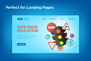 3d Driving  School Illustration Set, a 3D by 35lab (Thumbnail 6 of 6)