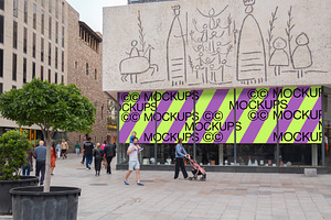 Barcelona Poster Mockup P011