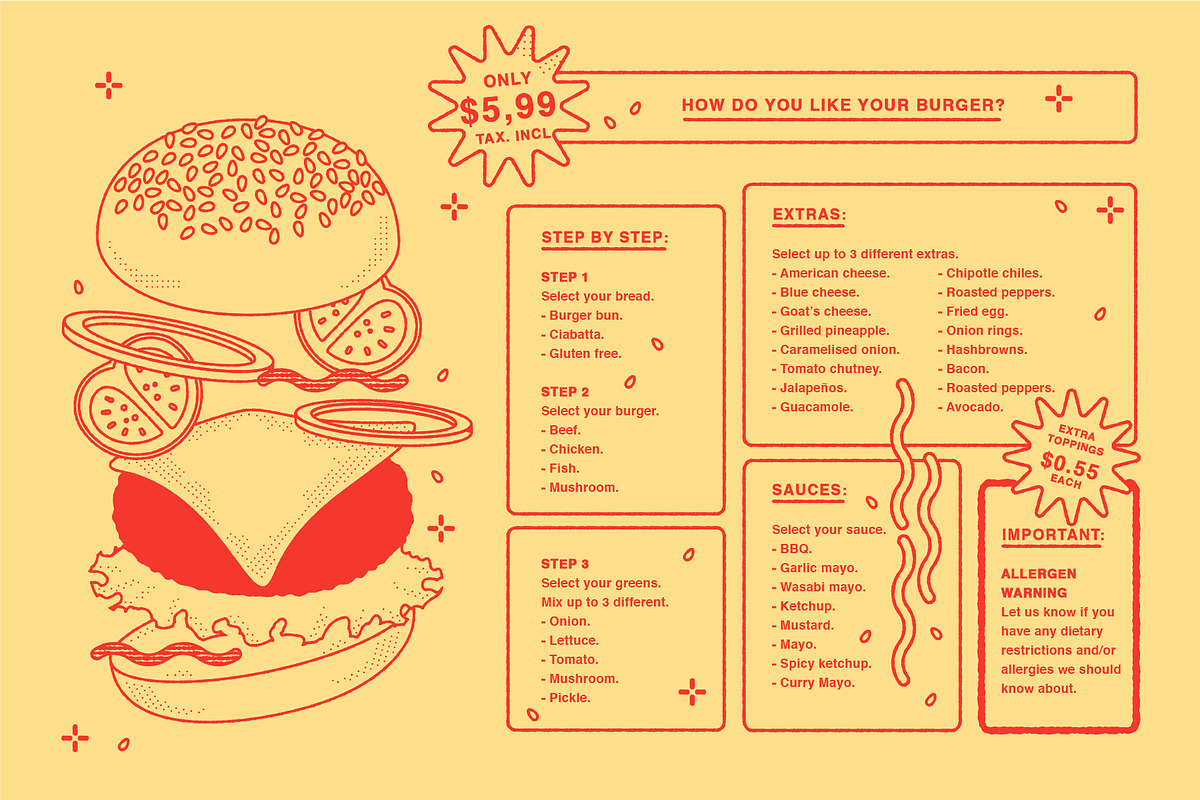 Fast Food Vector Illustration, a Food Illustration by GemPortella (Photo 13 of 14)