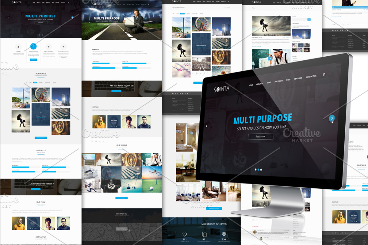 Bundle Theme Creative, a Websites & App Template by Alireza Farzad (Photo 2 of 7)