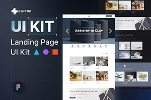 Bentuk - Handmade Crafts UI Kit, an UI Kit Template by hiddemaru
