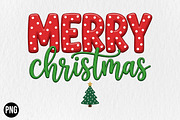 Merry Christmas PNG, a Seasonal Illustration by CraftArtStudio (Thumbnail 1 of 4)