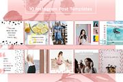 GIRLY Instagram Stories & Posts, a Social Media Template by The Black & Art (Thumbnail 3 of 5)