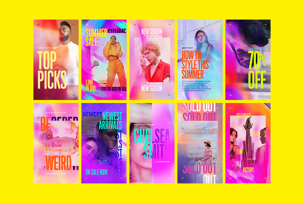 Neogram - Neon Instagram Stories, a Social Media Template by Studio 2am (Photo 3 of 6)