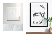 Minimal Frame Mockup Template Bundle, a Product Mockup by FoundImages (Thumbnail 13 of 27)
