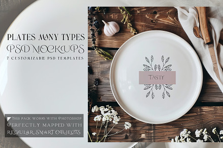 Plate Mockups, a Product Mockup by mock-ups