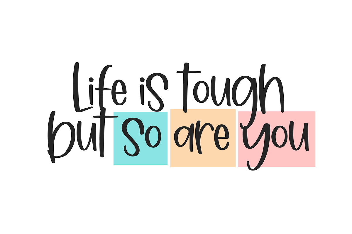 Possibly | Quirky Handwritten Font, a Font by KA Designs (Photo 4 of 9)