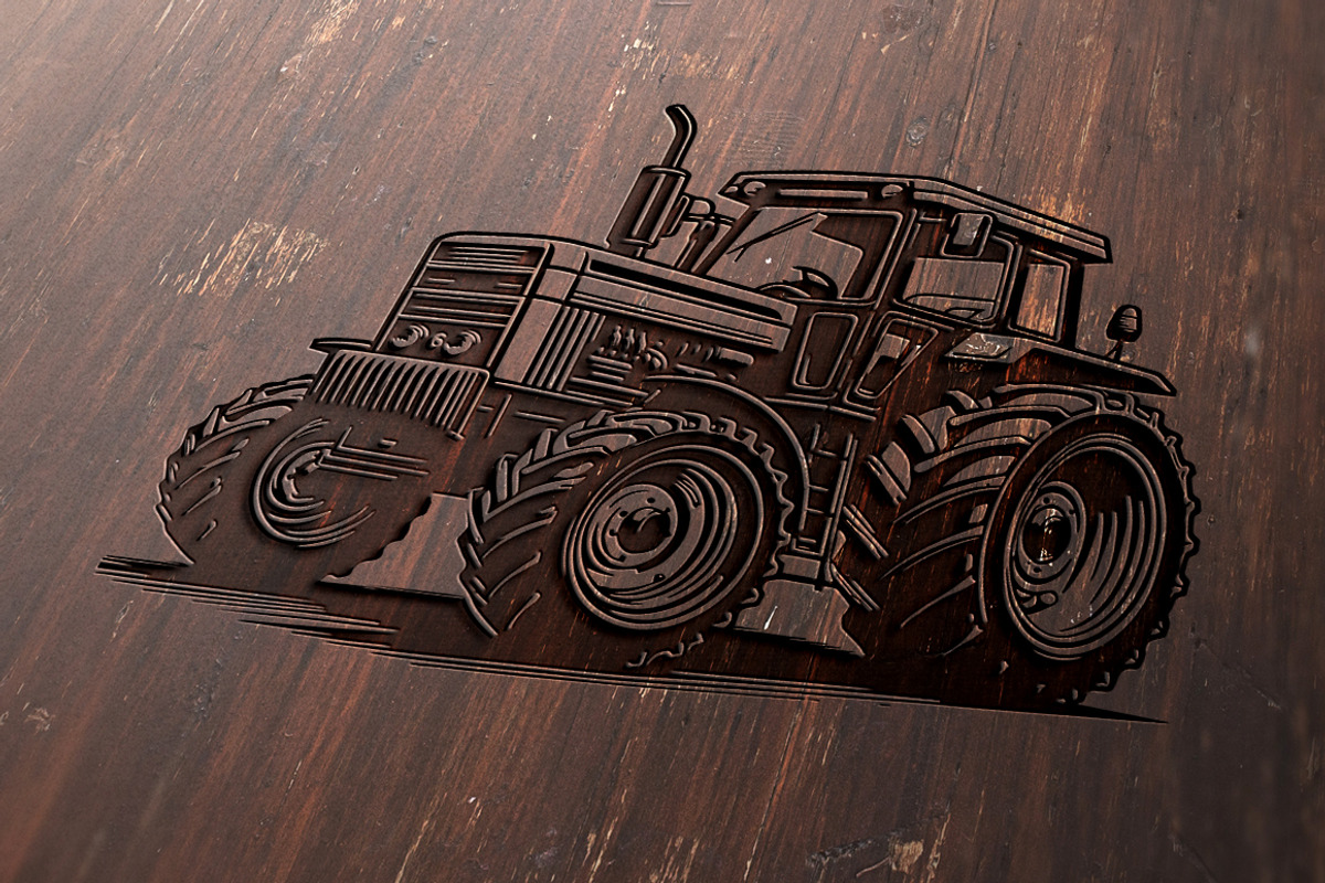 Farm tractor svg clipart, a Graphic by FITALARTSNEDIGI (Photo 2 of 4)