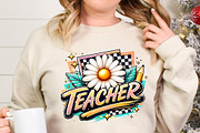 Cute Teacher Daisy Flower PNG, an Object Graphic by Star Graphic Design (Thumbnail 2 of 10)