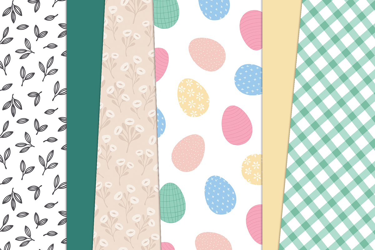 Easter Digital Paper Clip Art Bundle, a Pattern Graphic by Paper Starr Studio (Photo 4 of 6)