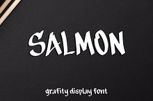 Salmon - Graffiti Display Font