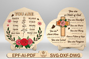 You are beautiful Christian Sign SVG, a Pattern Graphic by Lasercutiny (Thumbnail 1 of 2)