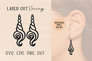 Unicorn Wood Earrings SVG Bundle, an Object Graphic by jannatulpakhi (Thumbnail 2 of 11)