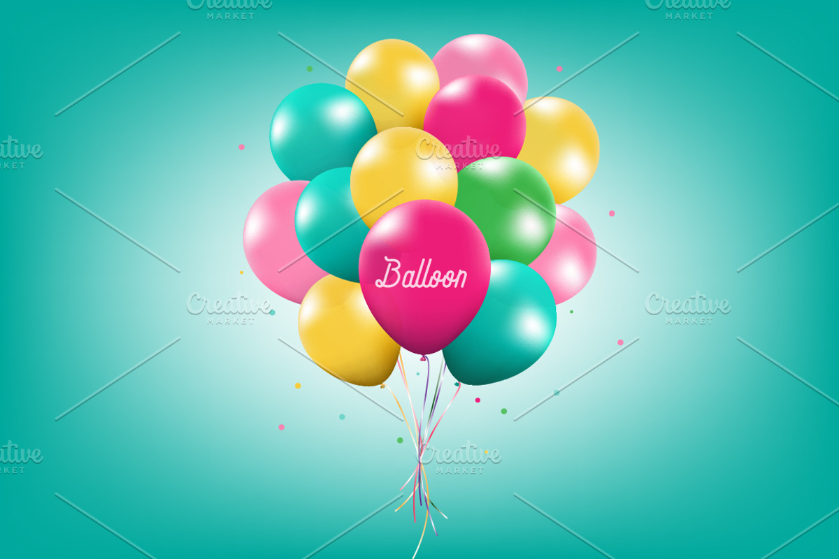 Vector Balloon, a Decorative Illustration by Vector Market (Photo 1 of 4)