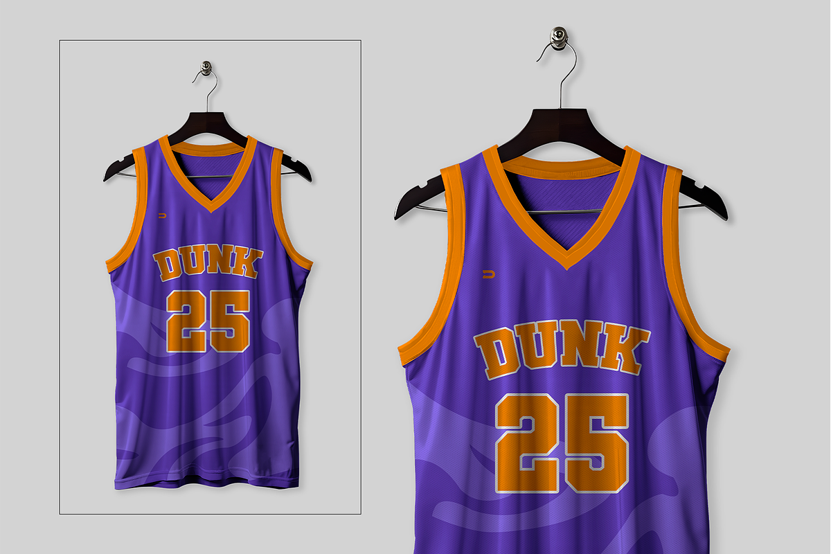Dunk-Basketball Jersey+Shorts Mockup, a Shirt Mockup by Mocktopia (Photo 6 of 10)