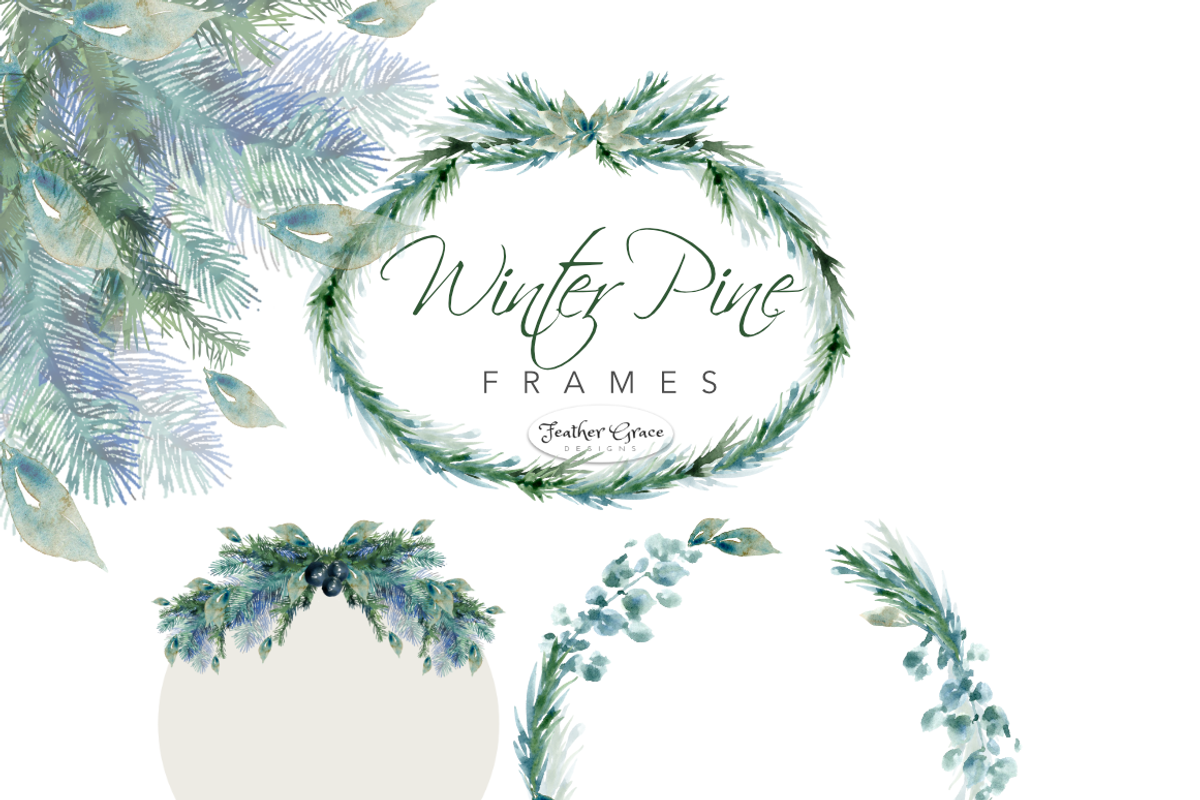 Pine Branches & Wreaths, an Illustration by Feather Grace Designs (Photo 12 of 13)