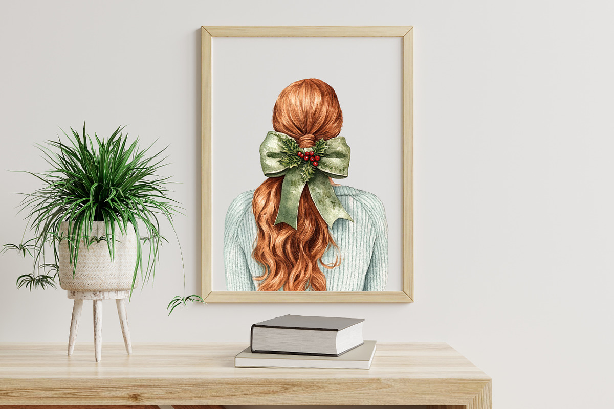 Mint & Pink Christmas Clipart, an Illustration by Libby Wishes (Photo 4 of 7)