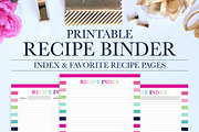 Printable Recipe Binder Kit, a Stationery Template by Jessica Marie Design (Thumbnail 5 of 5)