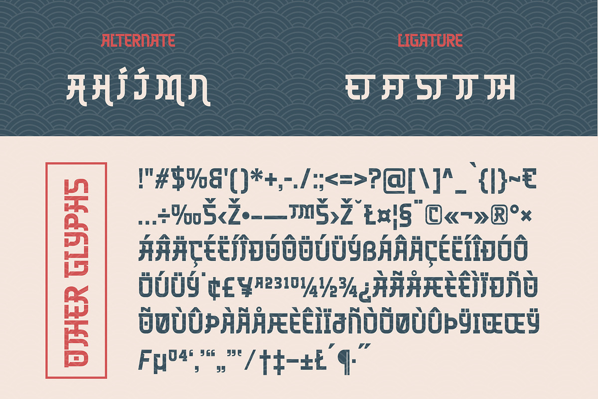 Keitaro - Japanese Font Style, a Serif Font by agnyhasyastudio (Photo 7 of 8)