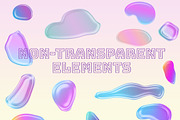 Retro Gradient bg's& Liquid Elements, an Object Graphic by CreativeFolks (Thumbnail 7 of 13)