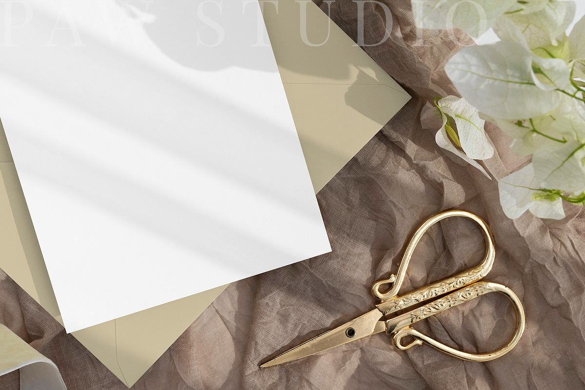 Card Mockup 5x7 Wedding BGF 8e, a Product Mockup by PawMockups (Photo 4 of 11)