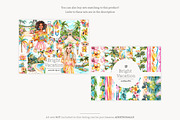 Tropical Summer Clipart | Vacation, a Person Illustration by GlamArtZhanna (Thumbnail 2 of 8)