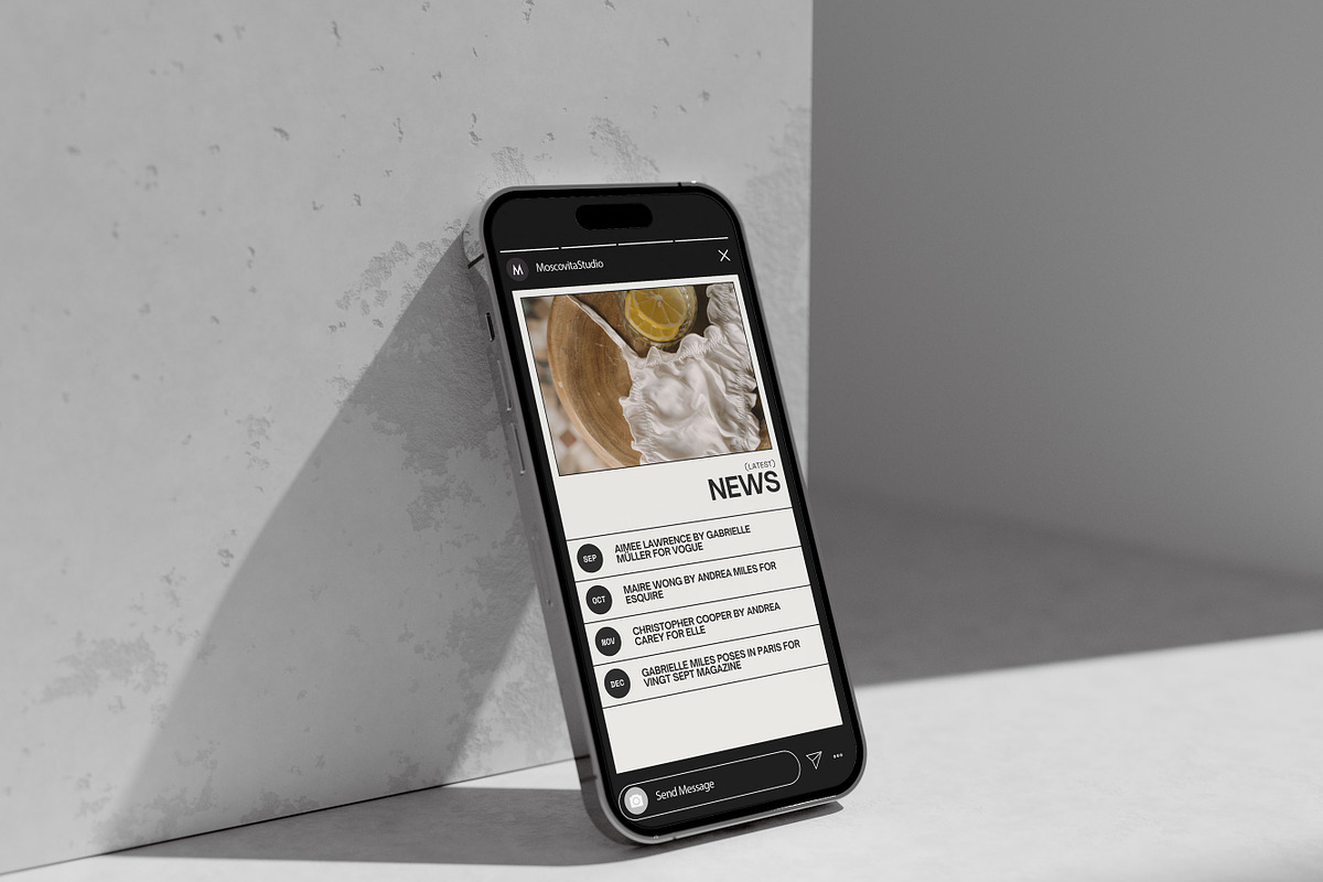 Editorial Instagram Story Templates, a Social Media Template by Moscovita Studio (Photo 2 of 10)