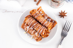 Sugary tasty Cinnamon roll french toast rolls for Breakfast on B, a Food & Drink Photo by Rimma