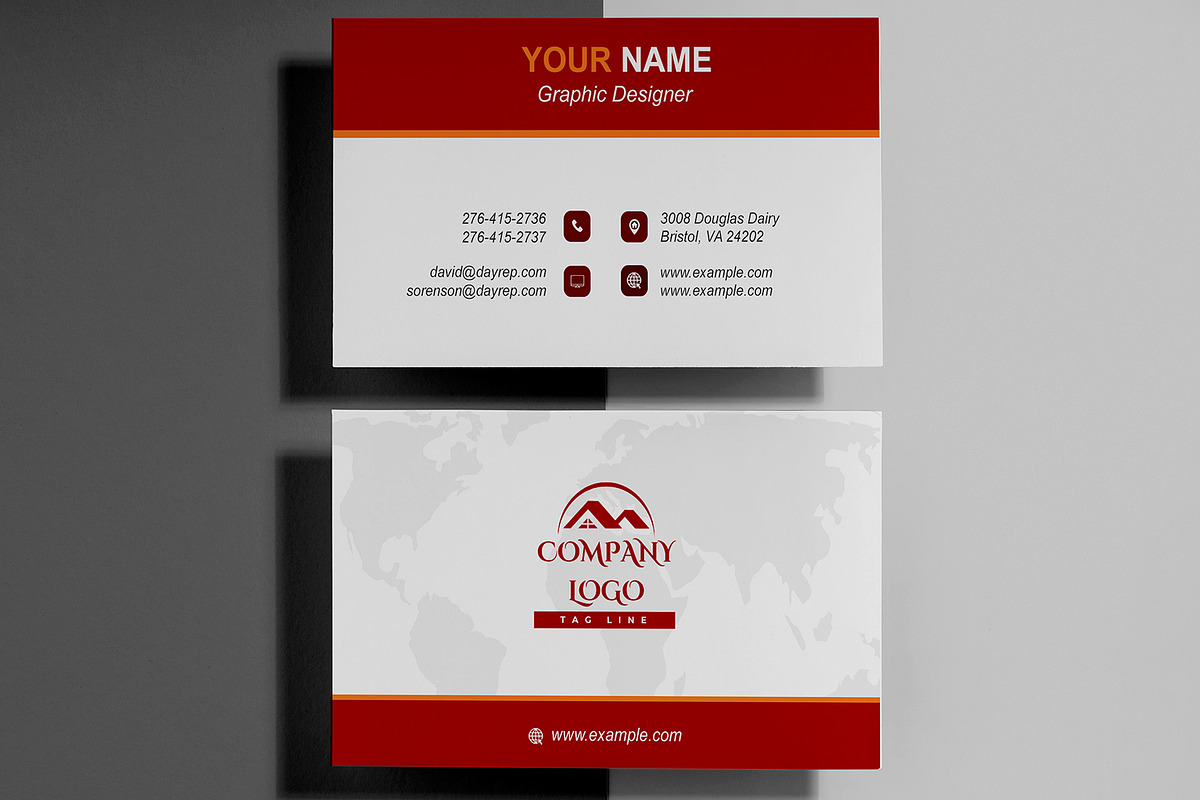 Editable PSD Cards for Pros preview 7