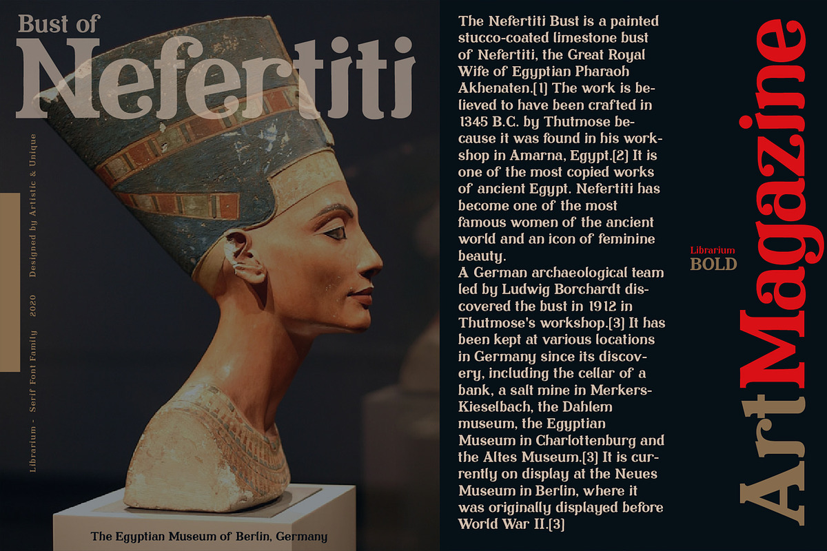 Librarium - Serif Font Family, a Serif Font by Artistic & Unique (Photo 13 of 15)