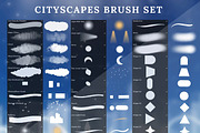 CITYSCAPES PROCREATE BRUSHES, a Brush Add-On by BeeRubby (Thumbnail 5 of 7)