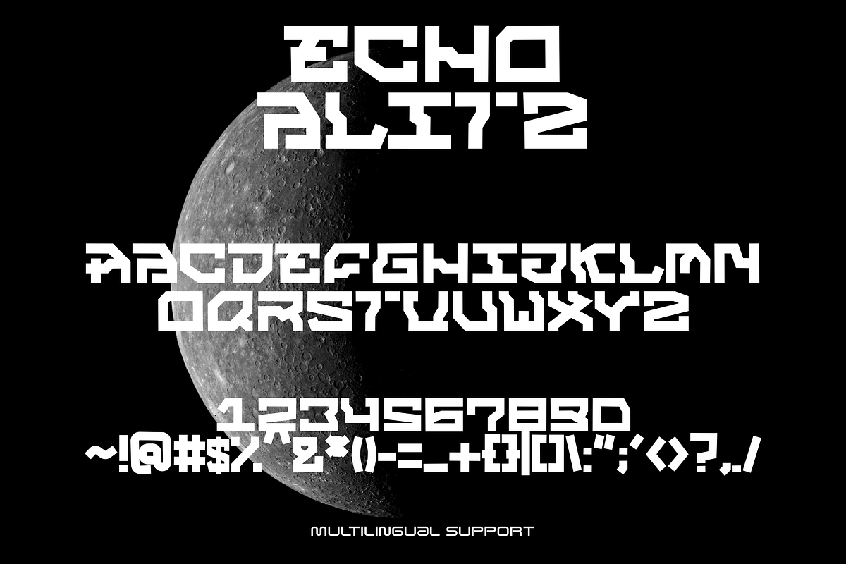 Echo Blitz – Futuristic Style, a Sans Serif Font by Dm Studio (Photo 9 of 10)