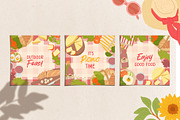 Summer Picnic Graphic Illustrations, a Seasonal Illustration by CreativeChristiana (Thumbnail 9 of 14)
