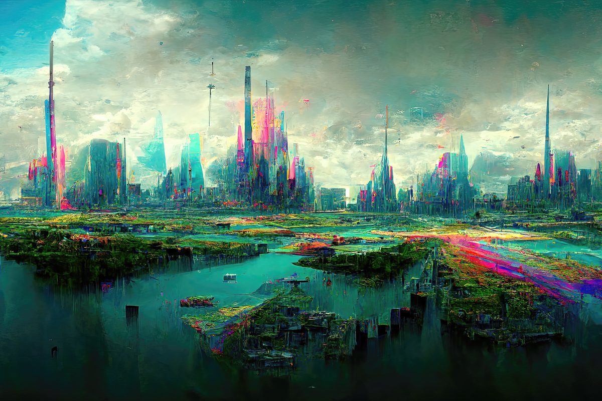Glitch City Landscapes, an Illustration by OneOrEight (Photo 15 of 20)