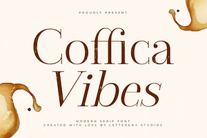 Coffica Vibes Modern Serif Font