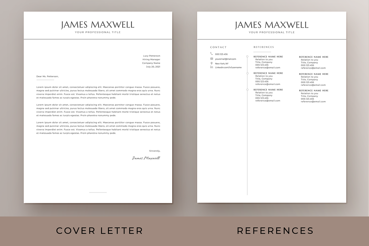 Executive Resume & Cover Letter Word, a Resume Template by Resume Bureau (Photo 4 of 5)