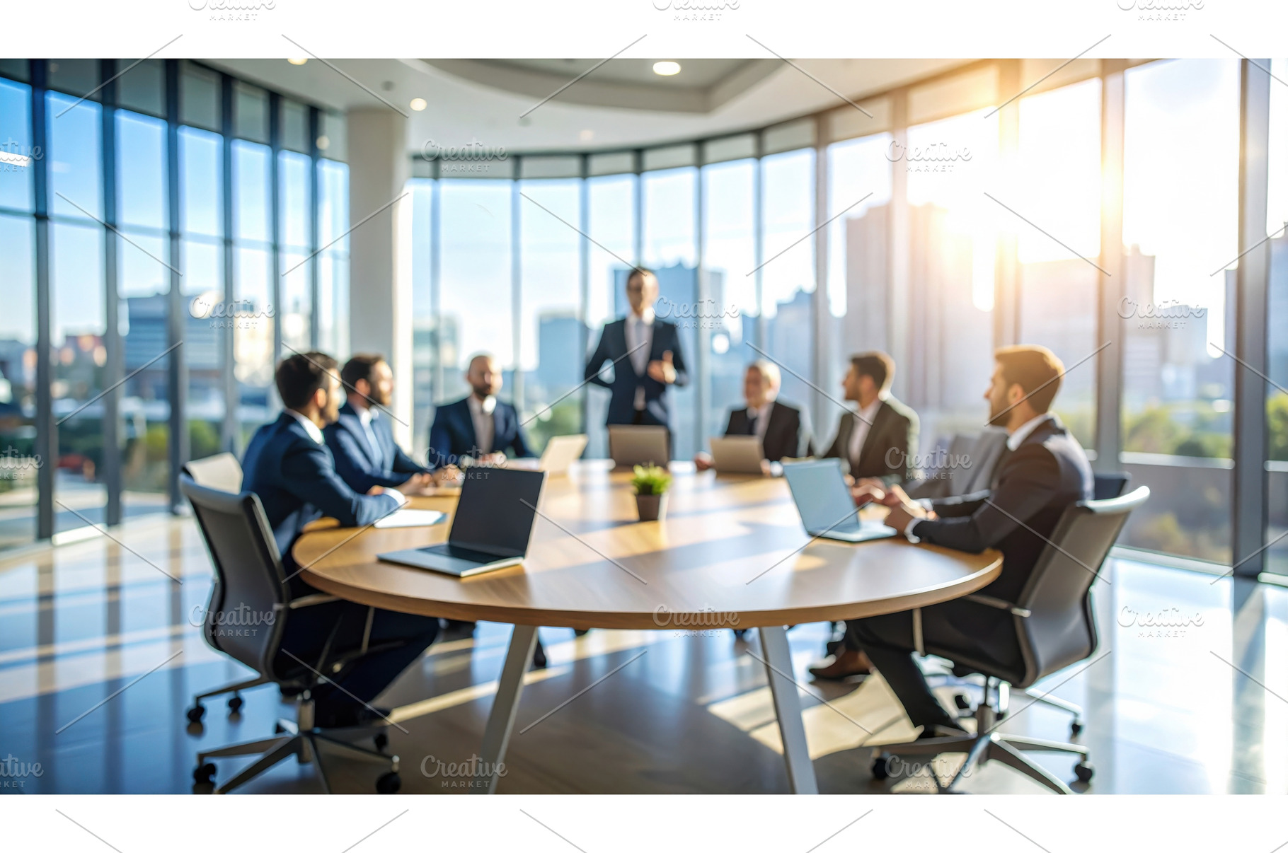 Business meeting in modern office, a Business Photo by Igor Tichonow