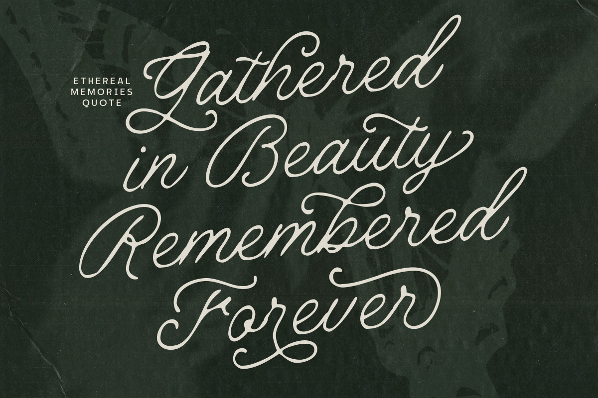 MCO - Ethereal Memories, a Handwritten Font by Mojiscope Studio (Photo 2 of 10)