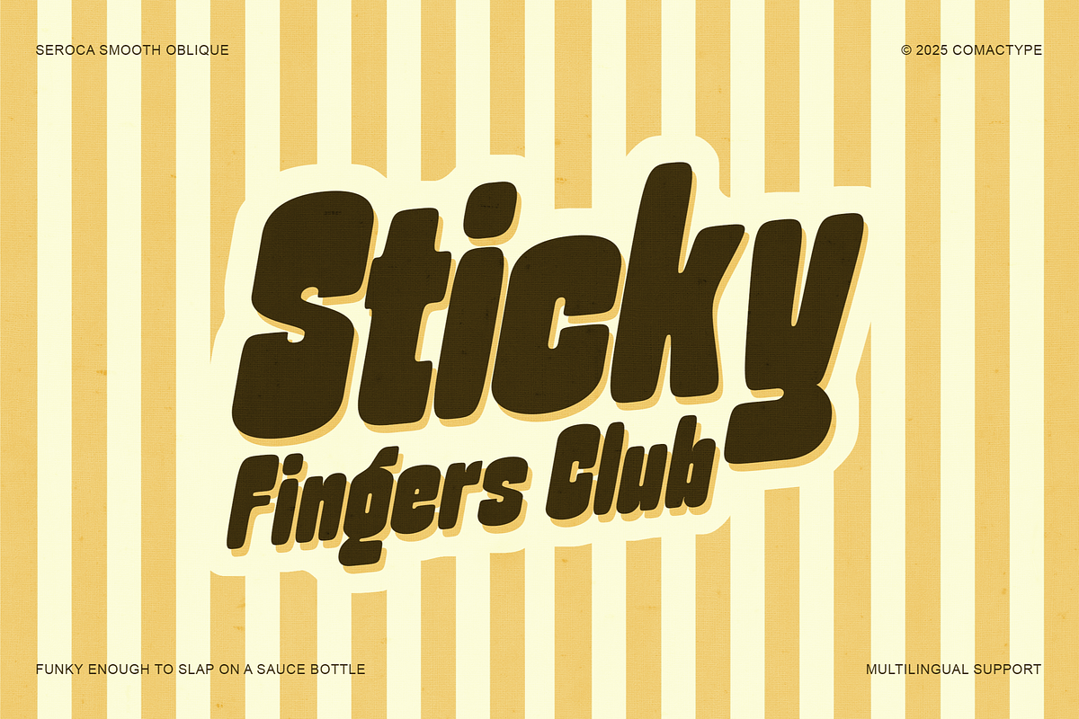 SEROCA - A Funky Sans Serif Font, a Sans Serif Font by Comactype Foundry (Photo 4 of 15)