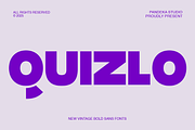 Quizlo - Food Branding Font, a Sans Serif Font by Pandeka Studio (Thumbnail 1 of 9)