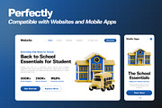 Kids Back to School 3D Icon Pack, an Object 3D Model by Haps Space (Thumbnail 3 of 4)