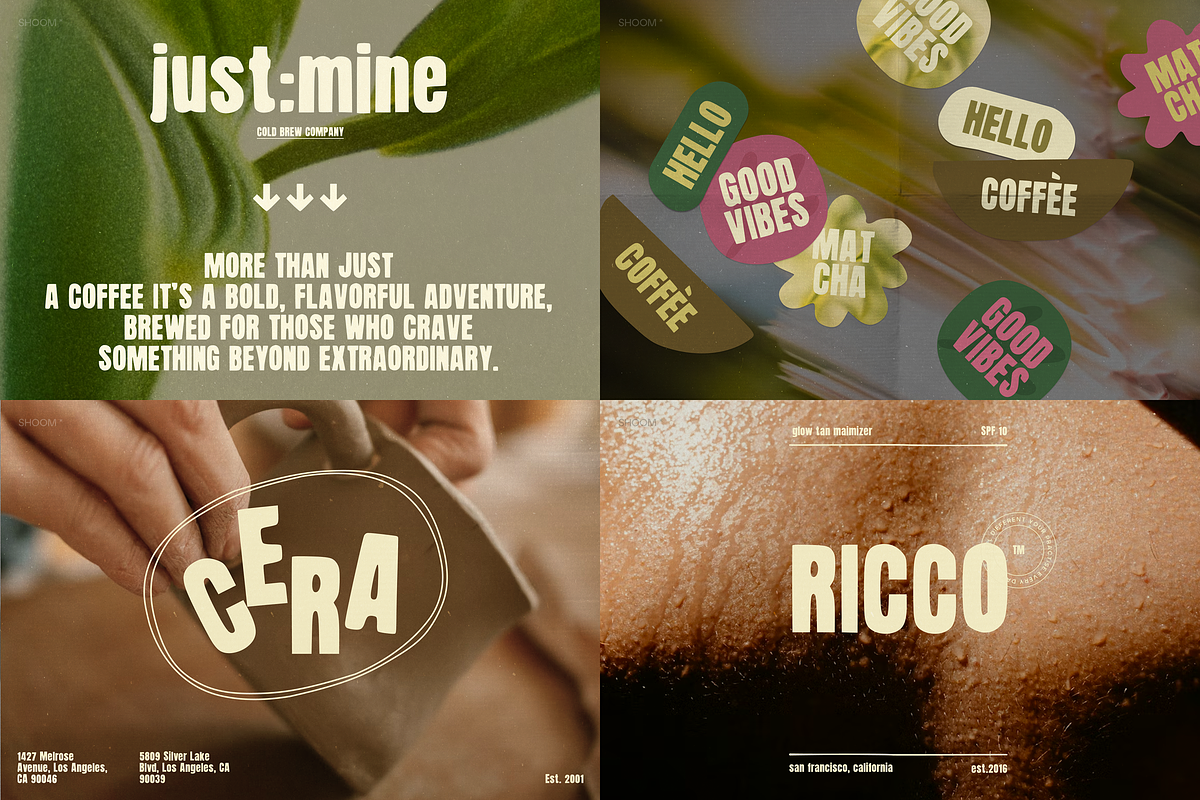 Handric - Bold & Rough Sans Serif, a Sans Serif Font by SHOOM HOUSE (Photo 2 of 11)