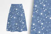 Denim Star Blue and White Seamless R, a Pattern Graphic by Sharon Schwalbe (Thumbnail 5 of 5)
