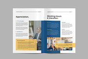 HR employee handbook template, a Brochure Template by afsar.hossain (Thumbnail 5 of 7)