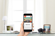 Macbook, iPad & iPhone Mockups, an iPhone Mockup by Mockura (Thumbnail 5 of 5)