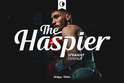 The Haspier Straight Script Font, a Script Font by Skillyas_Studio (Thumbnail 1 of 10)