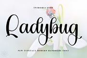 Ladybug, a Handwritten Font by InermediaSTUDIO (Thumbnail 1 of 8)