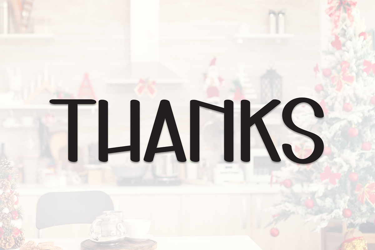 Modern Christmas | Script Font, a Script Font by Scratchones (Photo 8 of 8)