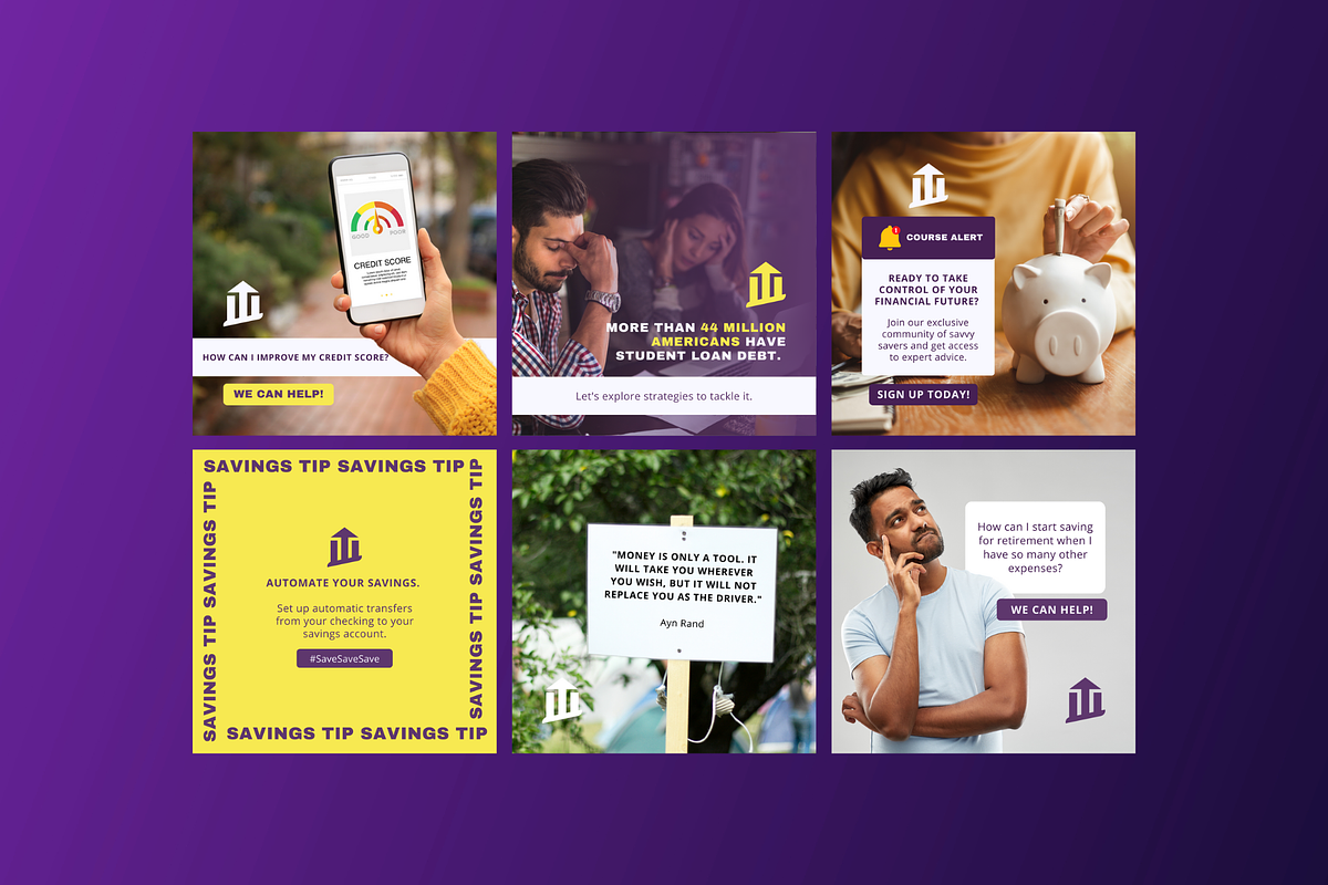15 Finance Social Media Templates, a Social Media Template by Sincerely Media (Photo 6 of 9)