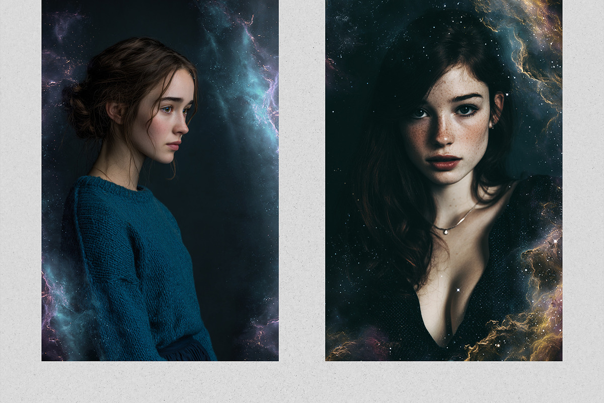 Galaxy Nebula Space Overlays, a Texture Graphic by PhotoSpirit (Photo 4 of 8)